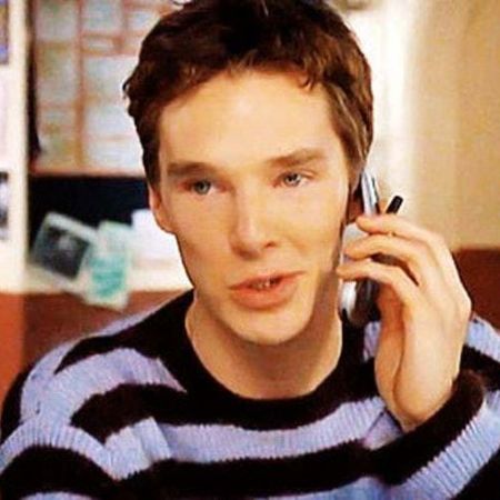 Young Benedict Cumberbatch during his early days